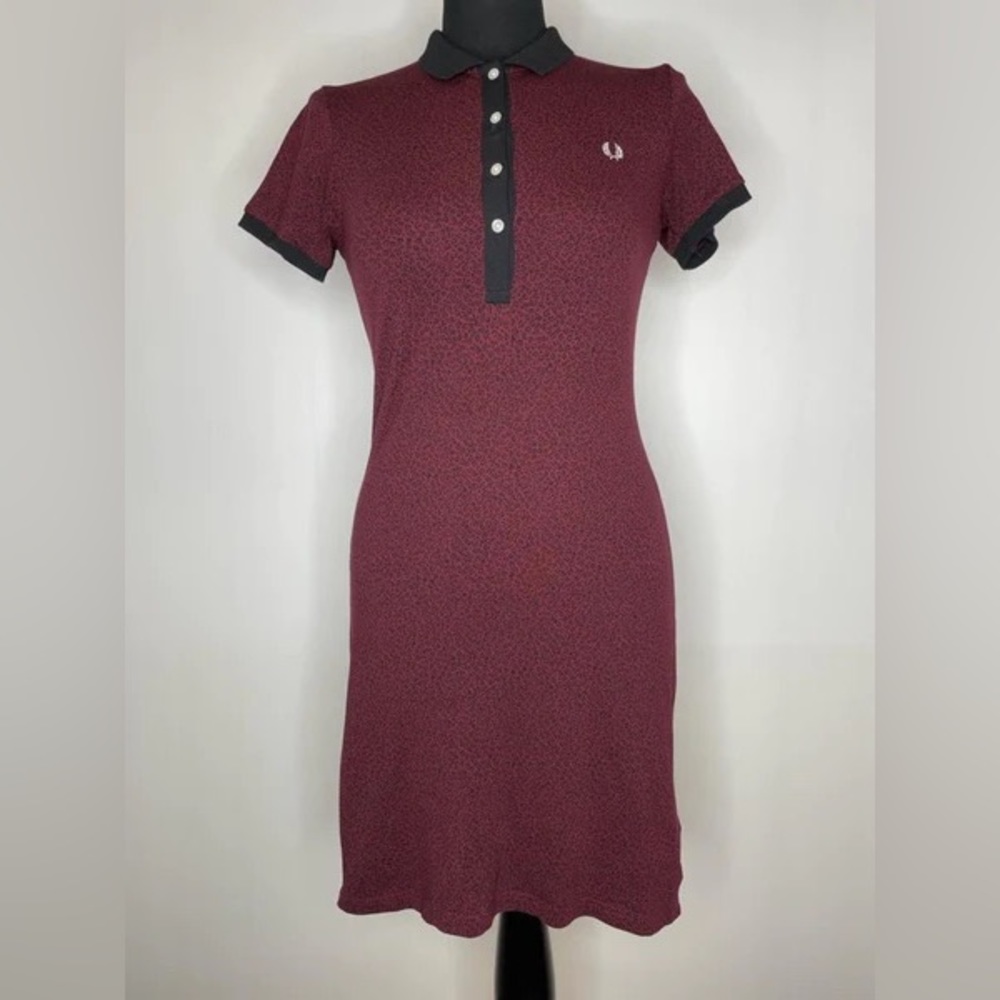 Fred Perry leopard print dress